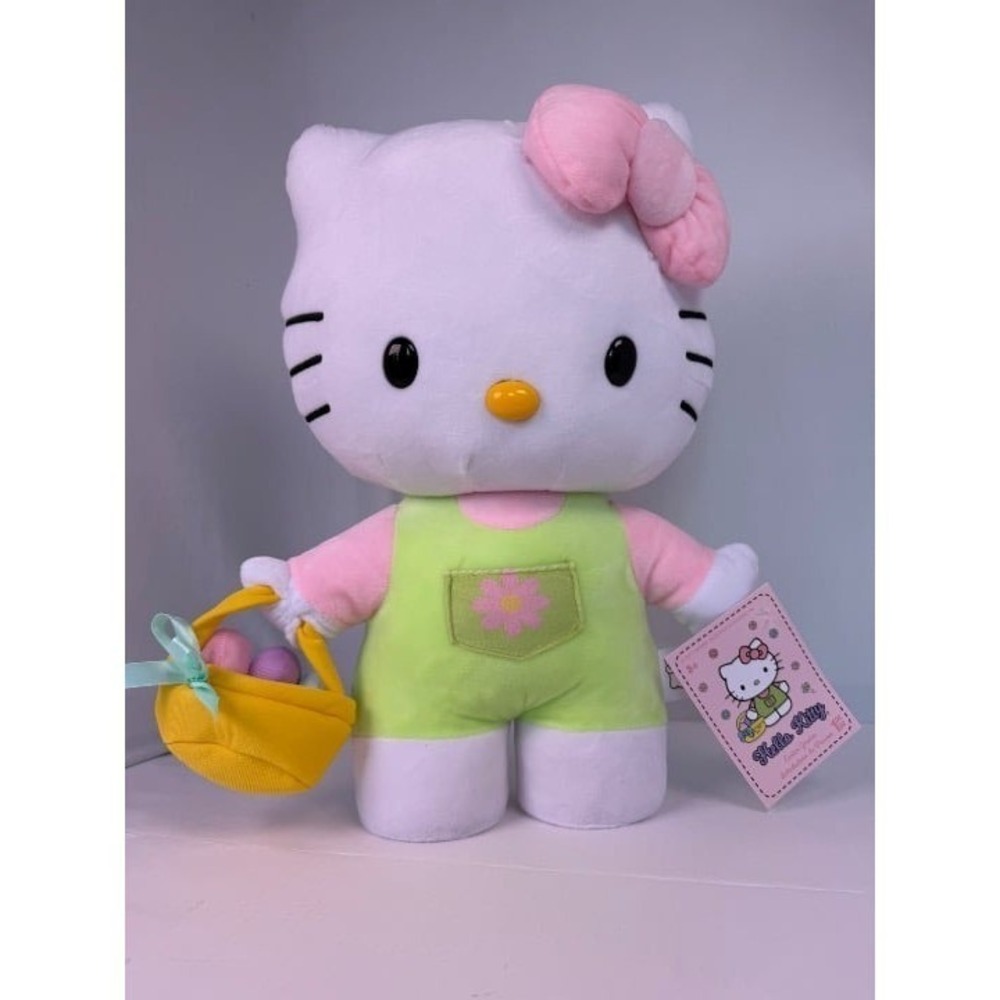 NWT Hello Kitty 2026‎ Easter Greeter with Green dress holding an Easter basket